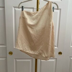 a new day offshoulder Cream Skirt